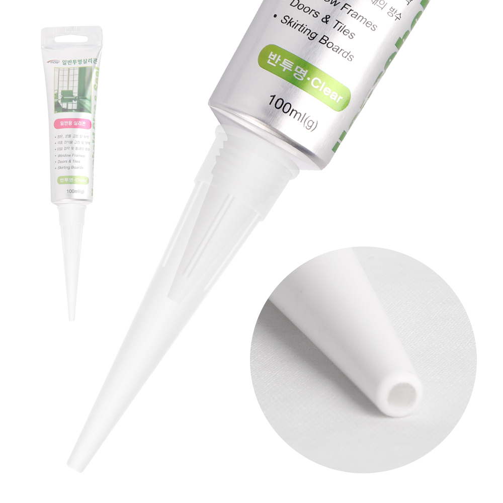 와이넷 실리콘모음 욕실 방수 보수실리콘 튜브 실리콘 가정용 100ml, 1개 3,400원