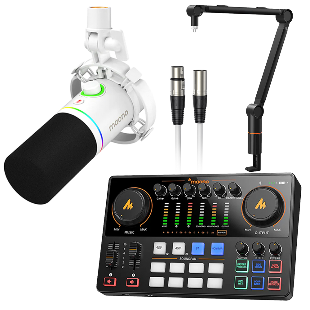 마오노 캐스터 AME2 Gen2 + PD200X 스트리밍 오디오 믹서 블루투스 인터페이스 마이크 스탠드 올인원 패키지 379,000원