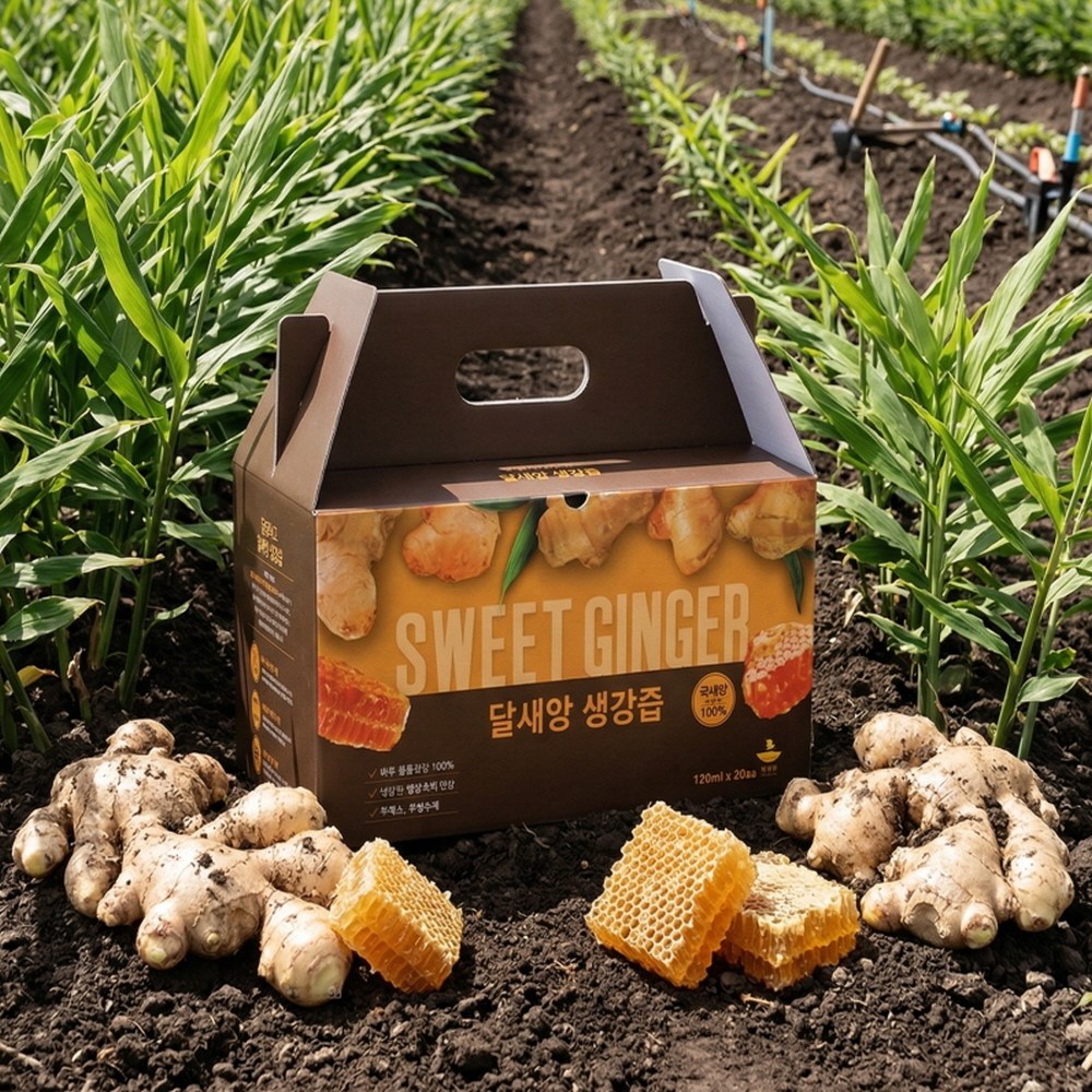 달새앙 국내산 달콤한 생강즙 무설탕 봉동생강 38,000원