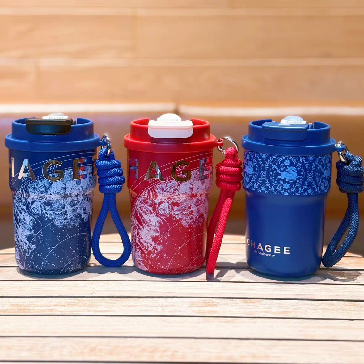 패왕차희 CHAGEE 휴대용 스트랩 스텐 텀블러 365ml 보온보냉텀블러 3종 택1 39,800원