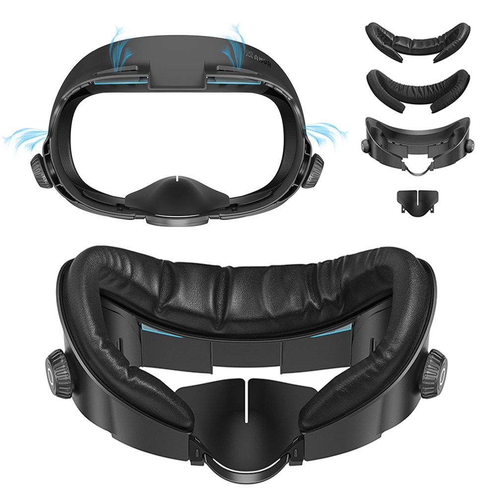 메타퀘스트3 안면폼 AMVR 노브 와이드버전 가죽환기커버 빛샘방지 악세사리 42,000원