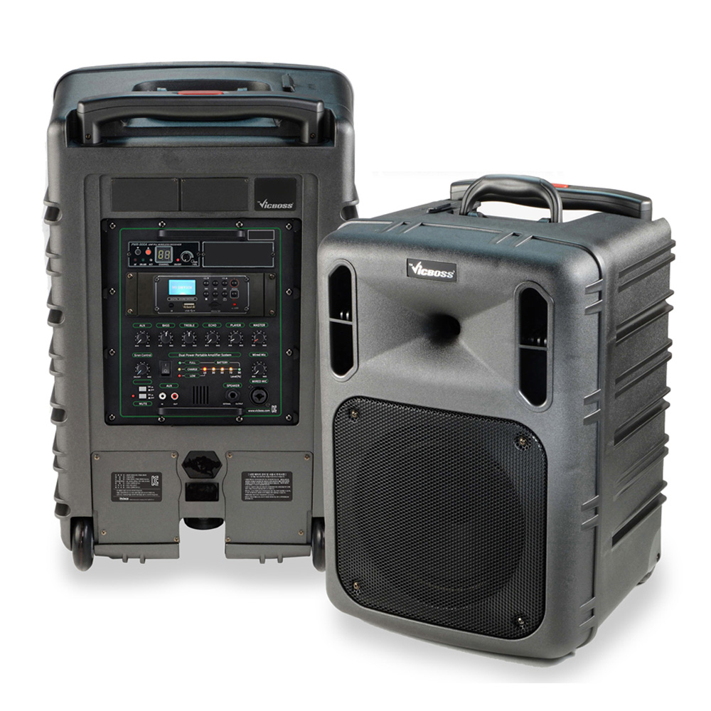 PWA-VN901 고출력 충전이동식앰프 블루투스 스피커 USB 1채널 무선마이크 버스킹 공연, 헤드마이크 1,255,000원