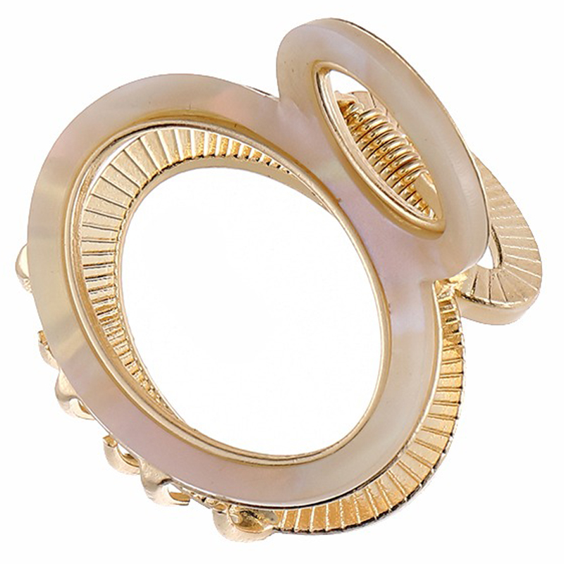 수스다 둥근 셀룰로오스 메탈 헤어집게 머리 헤어핀 4121 4,070원