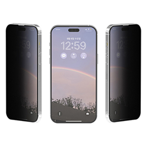 로랜텍 부착가이드 강화유리 사생활 프라이버시 휴대폰 액정보호필름 2p 세트 7,900원