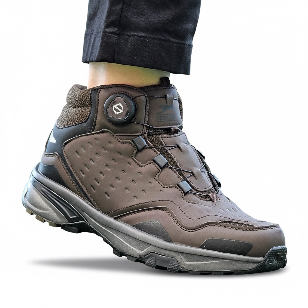 슬레진저 남성 다이얼 트레킹화 하이탑 발편한 발목 워킹화 쿠션 운동화 남자 경량 등산화 41,200원