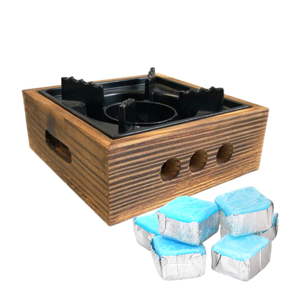 뉴비아 사각 와이드 미니 화로 + 에탄올 고체연료 20g 10p 세트 14,400원