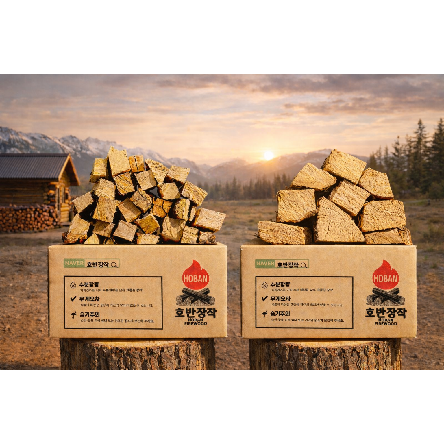 호반장작 참나무 캠핑 장작 10kg 캠핑용 장작 9,400원