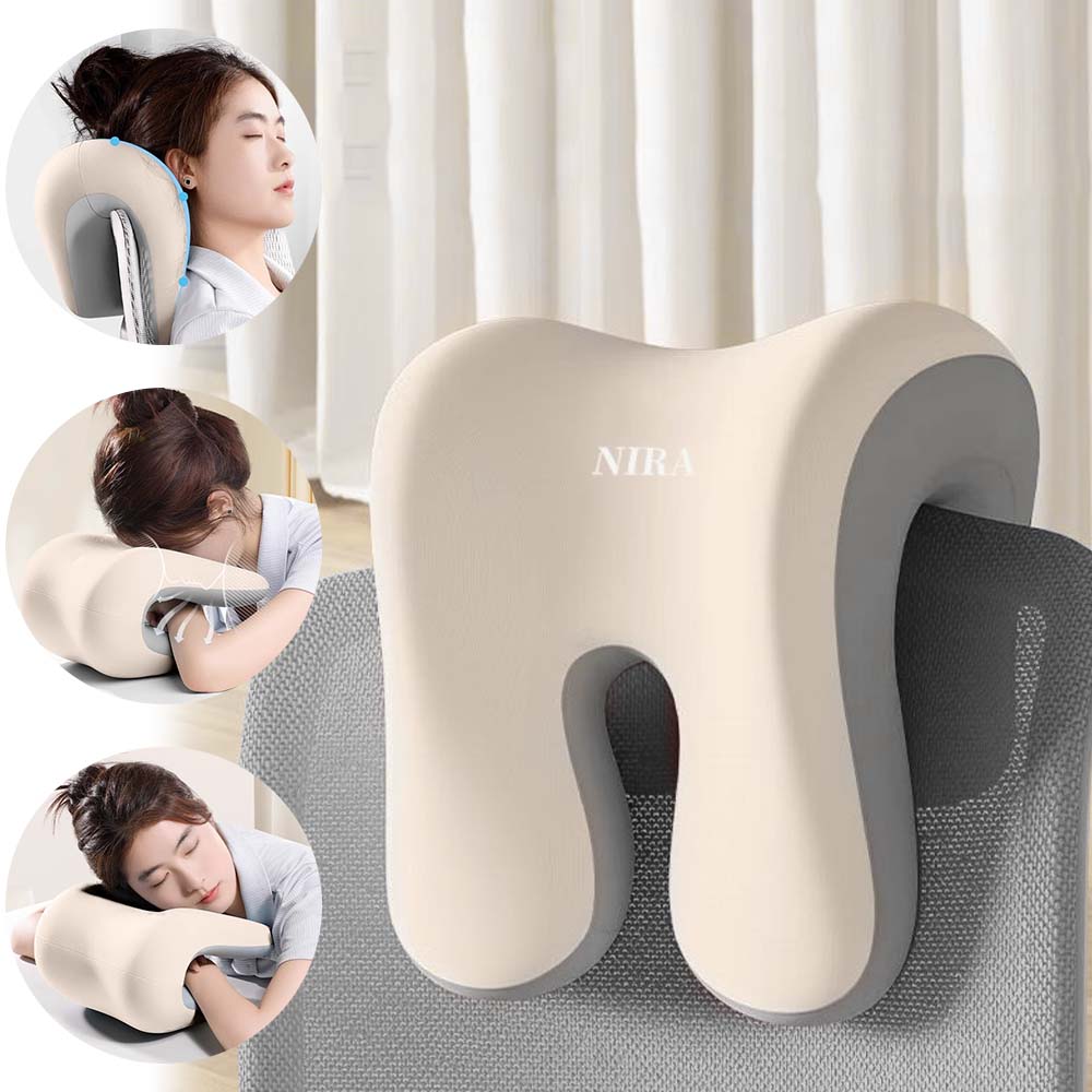 YOPENCE 탈부착 분리형 의자 목 쿠션 메모리폼 사무실 의자 헤드레스트, 아니보리 33,990원