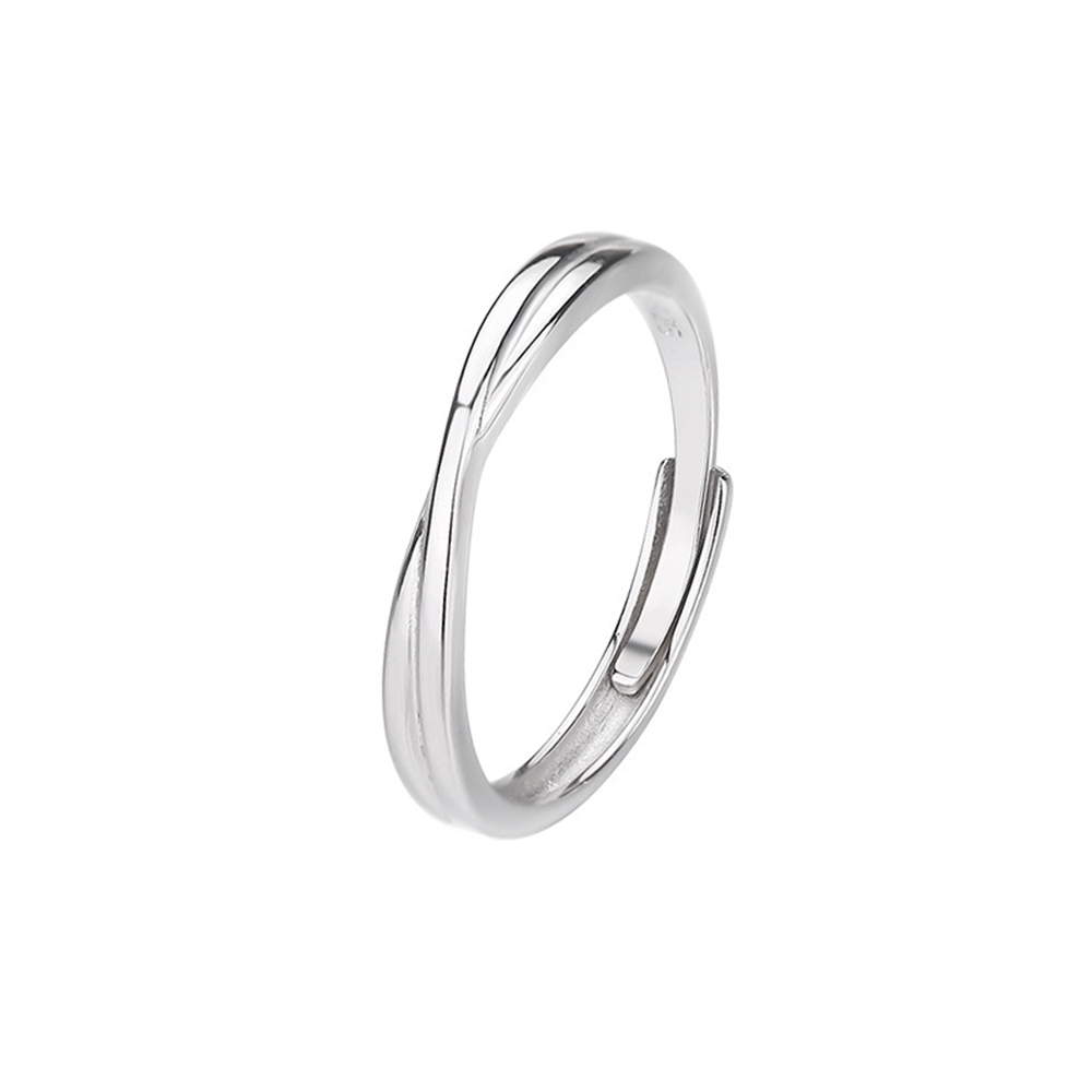 에르모사제이 R122 실버 925 두줄 꼬임 남자 여자 커플 링 은반지 39,900원