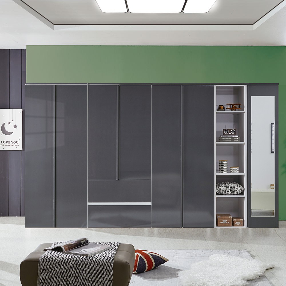 해해동동 하늘빛투서랍3200장농세트(옷장+투서랍옷장+이불옷장+오픈반장+반문거울옷장) (99) 옷장세트 689,000원