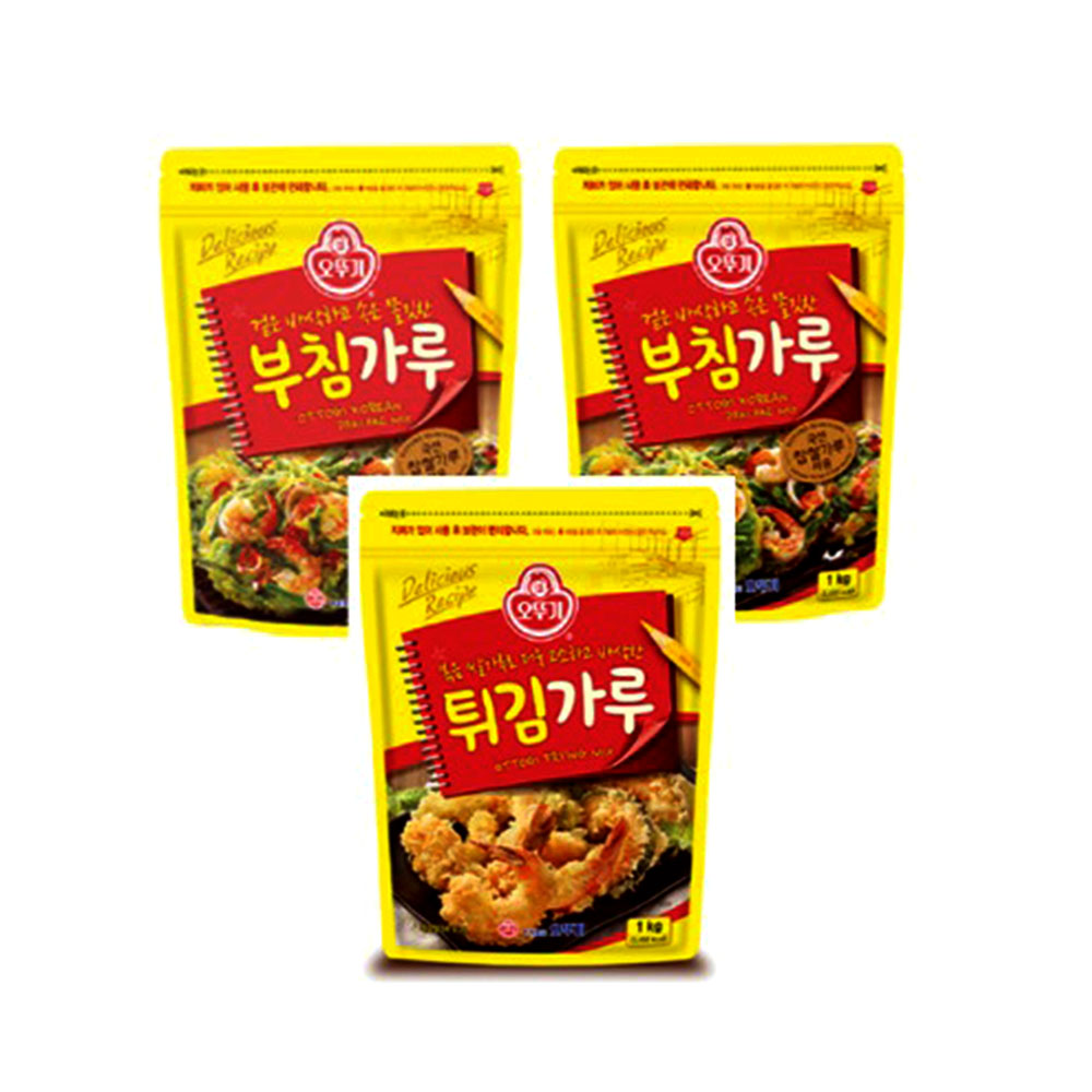 [뚜나샵]  오뚜기 부침가루1kg 2개 + 튀김가루 1kg 1개 10,380원