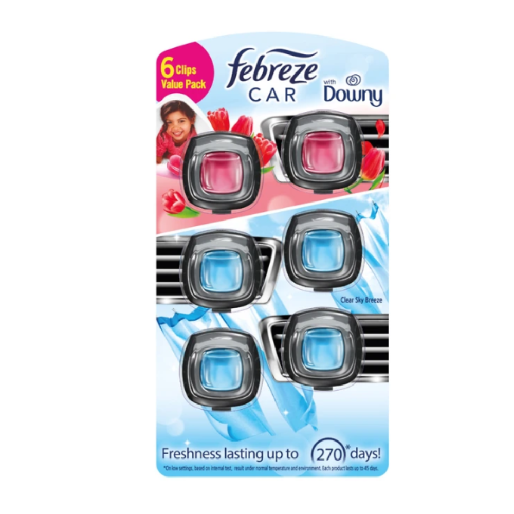 페브리즈 차량용 방향제 클립 6개입 하늘바람 허브 다우니 코스트코, 1개 35,000원