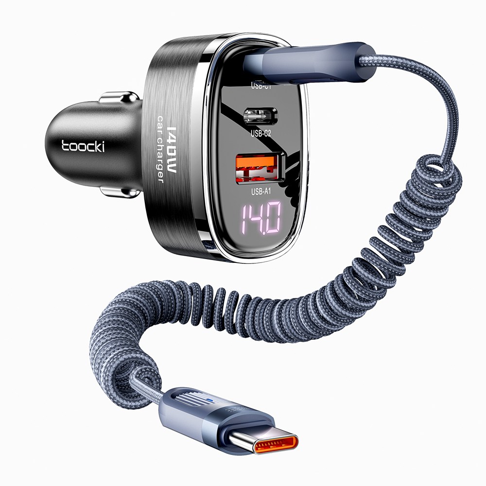 TOOCKI 2C+1A 3포트 140W LED 차량용 미니 시거잭 초고소 충전기 18,990원