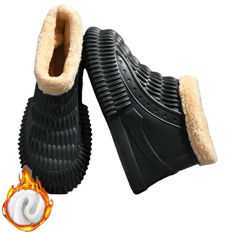 Makone 남여공용 미끄럼 방지 방한 다용도 주방용 방수 기모 부츠 실내화 31,900원