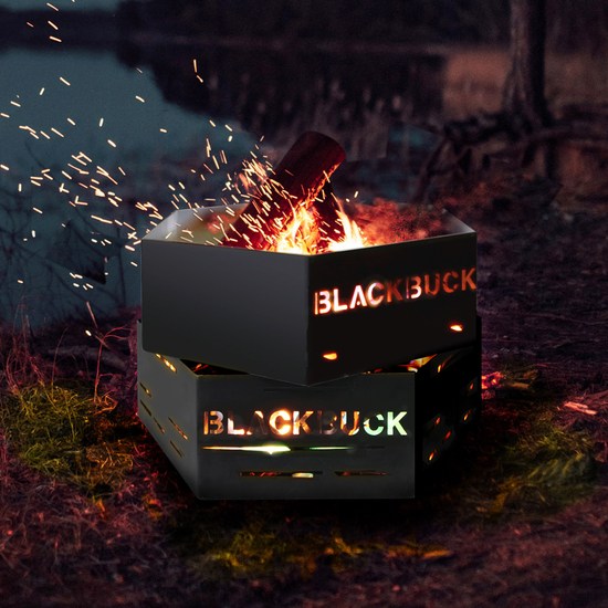 벅703 BUCK703 SALE 국내산 불멍 캠핑화로대 육각 2단 분리형 불멍화로대 화로대 바베큐그릴 캠핑용품 62,100원