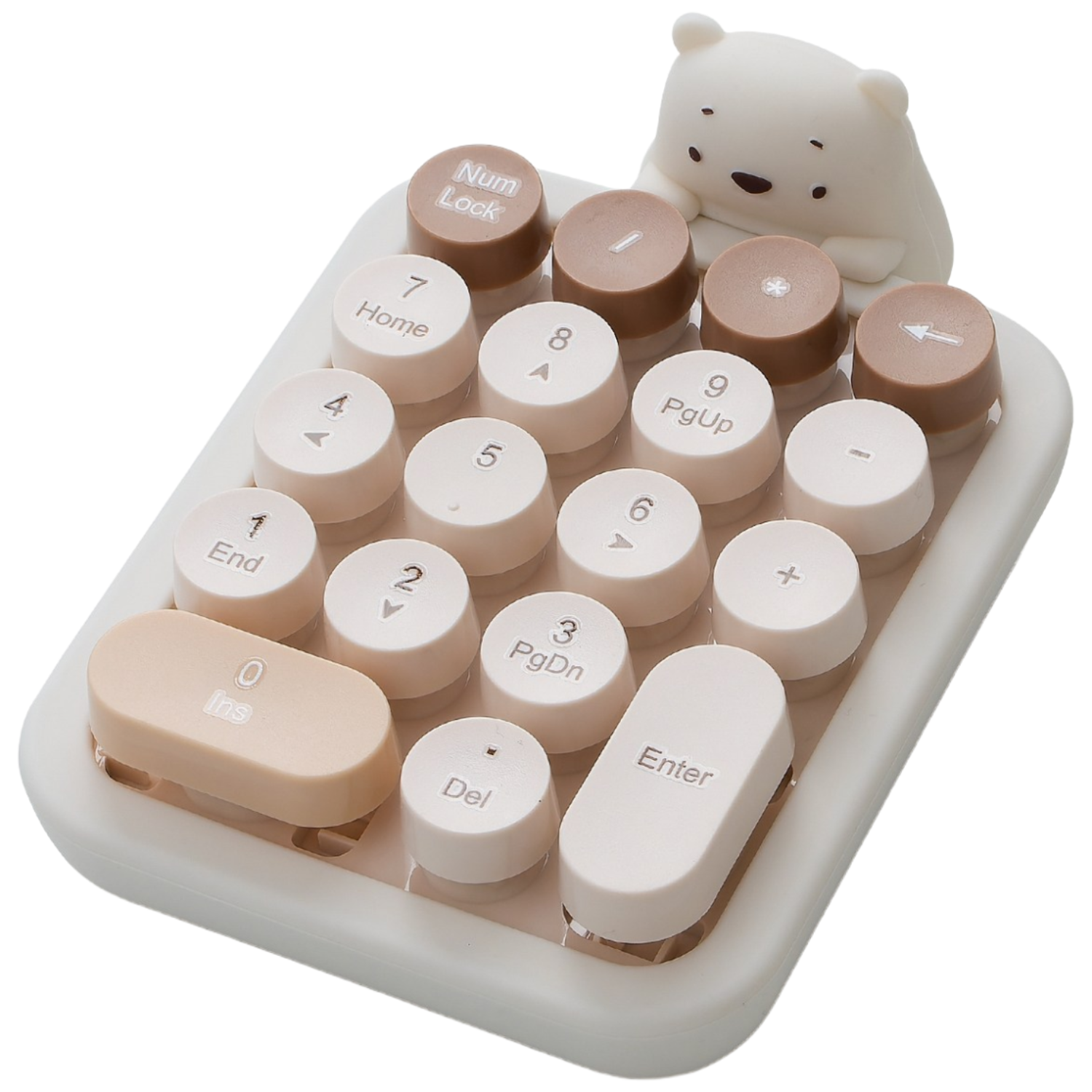 hoco. 무선 곰돌이 무선 USB 연결 숫자 키패드 노트북 키보드, 현재가 18,810원