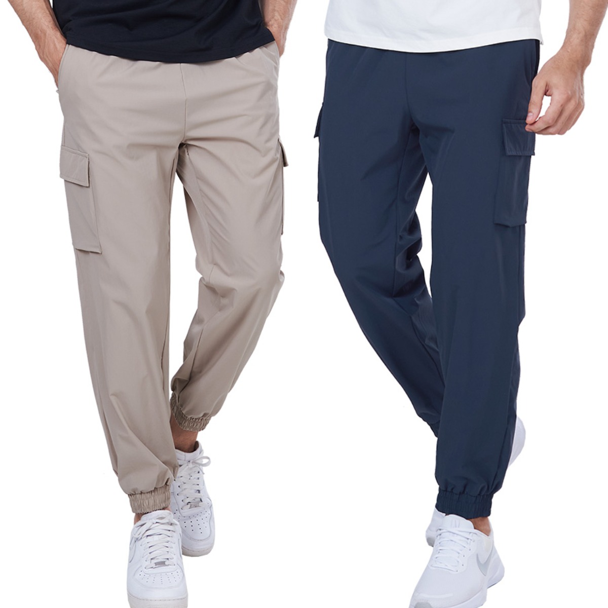 <스타일랑> (1+1) 남성 쿨 카고 조거 팬츠 / ~4XL 빅사이즈 까지 카고웨이 나일론 스판 작업복 운동복 만능 카고 바지 39,870원