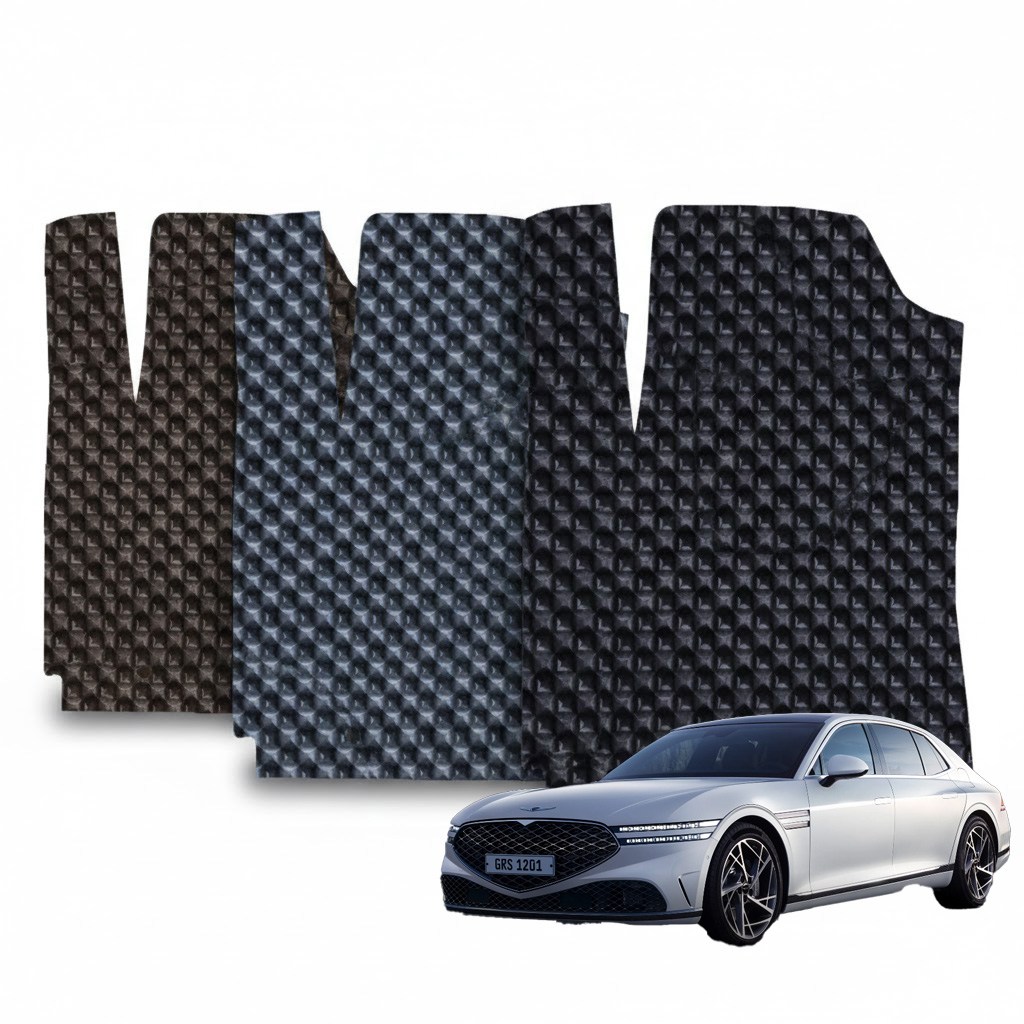 제네시스 G90/에쿠스 프로쉴드 3D 엠보싱 PVC 확장형 미끄럼방지 자동차 카매트 풀세트, 블랙, 에쿠스_99~08.12 59,800원