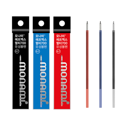 [엘제이] 모나미 플립3 리필심 0.7mm 검정 6,440원