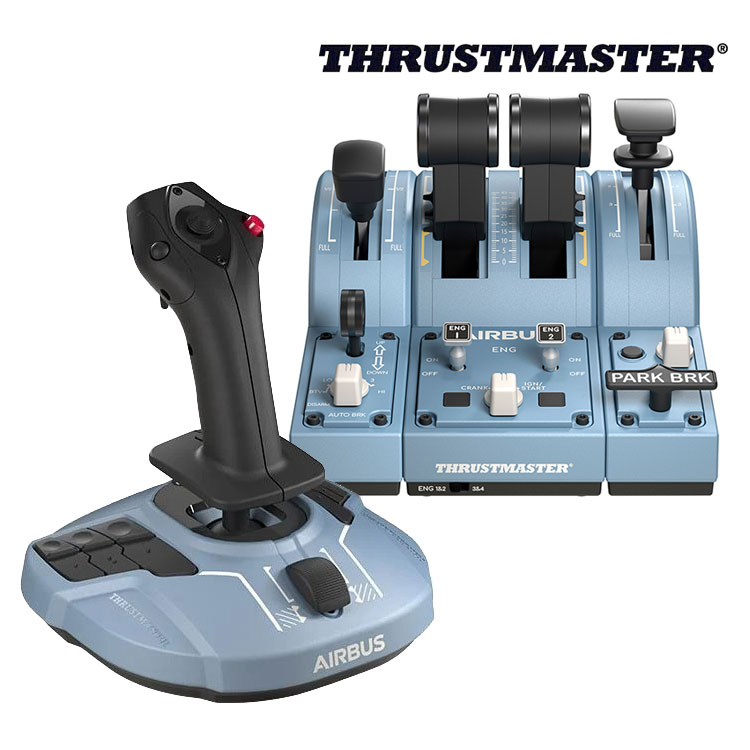 트러스트마스터 TCA AIRBUS EDITION 스틱 쓰로틀 애드온 풀세트 (공식 / 윈도우용) 468,500원
