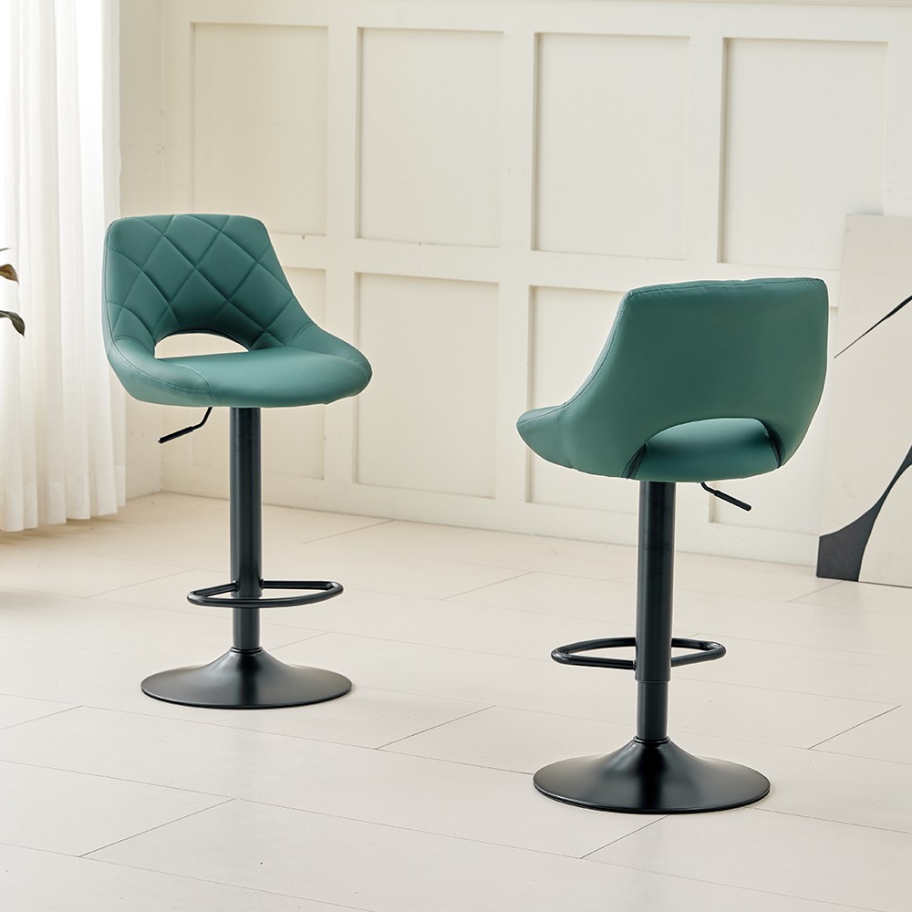 알엠즈 루앤 예쁜 아일랜드 높은 식탁 바 의자, 1개, 루앤바-그린 45,900원