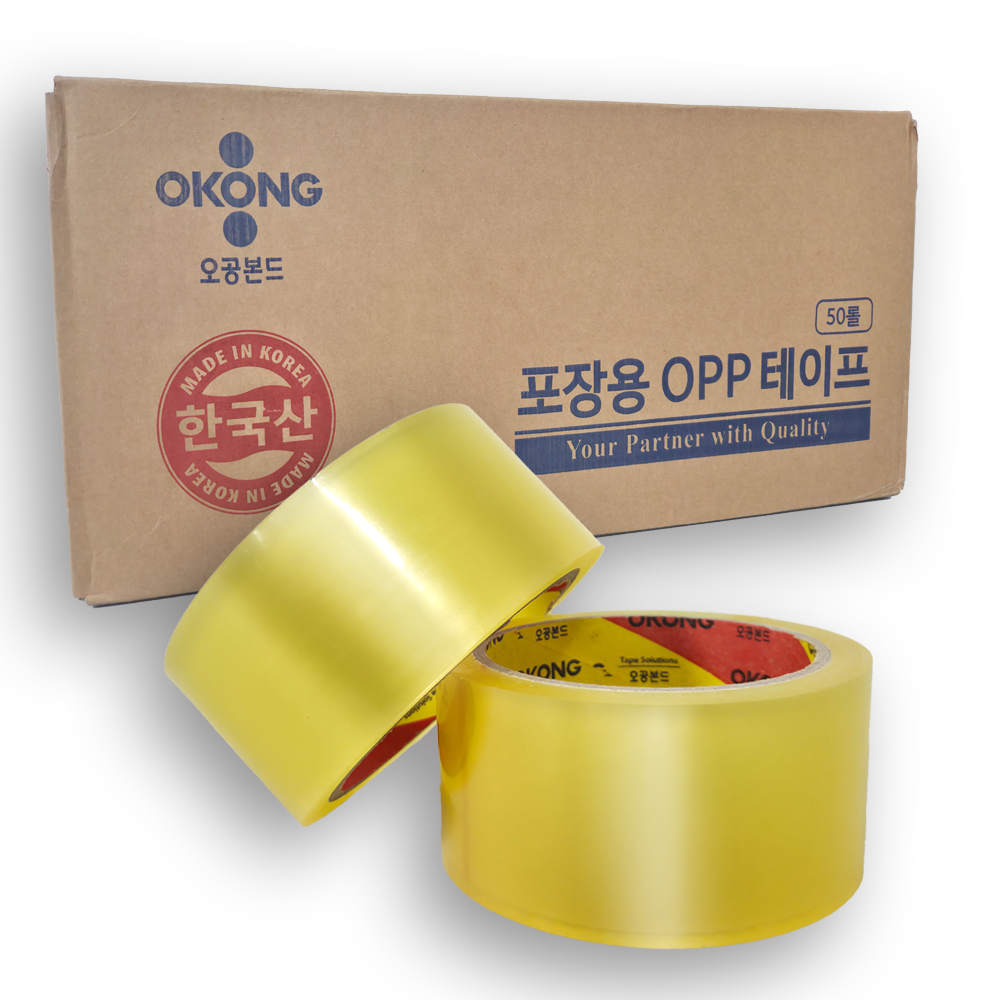 오공본드 OPP 박스테이프 중포장 아크릴타입 40m x 48mm, 투명, 50개 29,000원