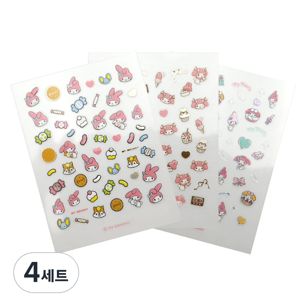 산리오 마이멜로디 네일스티커 3종 세트 7,430원