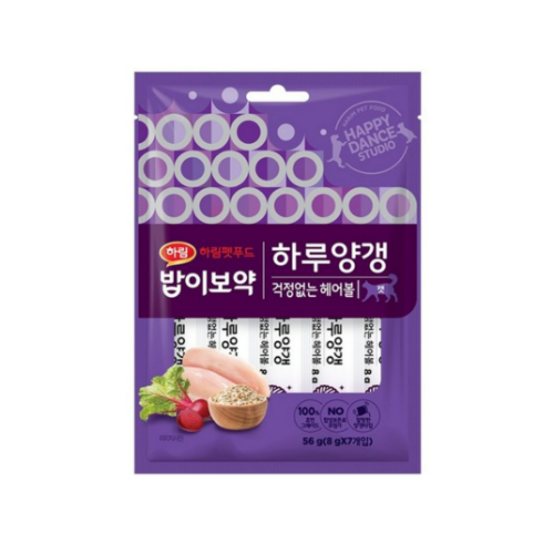 하림펫푸드밥이보약 캣 하루양갱 짜먹는 간식 알맞은 체중 7p 3,990원