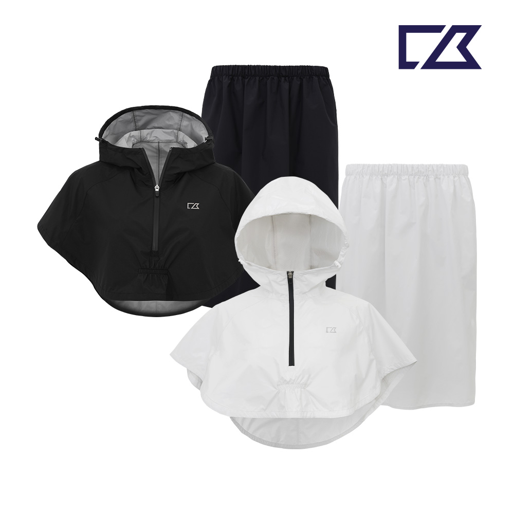 커터앤벅 여성 골프 레인후드랩스커트 세트 - CBL5ARH131_RS132, 블랙 188,000원