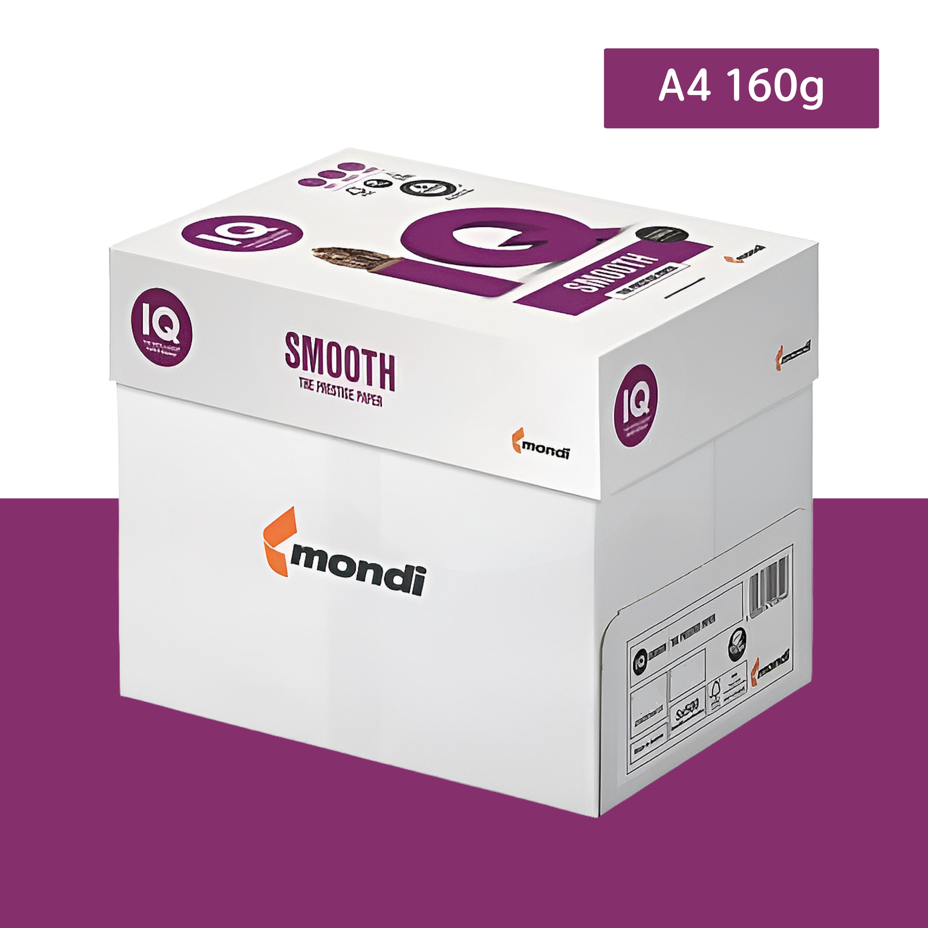 몬디 IQ SMOOTH 컬러전용 복사용지 A4 160g 1250매 82,700원
