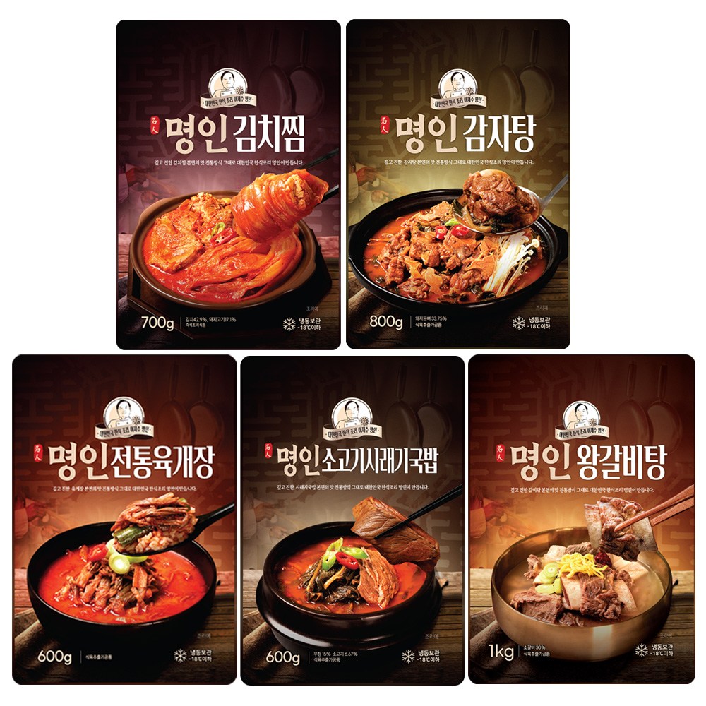 [이가네식품]이재수명장, 명인의 프리미엄 명인시리즈 5종 세트, 3.7kg, 2세트 92,900원