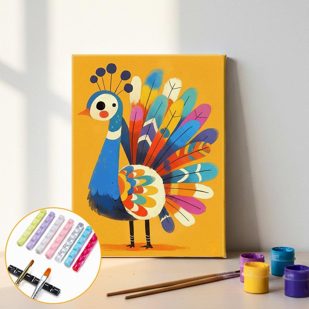 톰앤토미e DIY 명화 그리기 세트 컬러풀 애니멀 캐릭터 유화  30*40 17,900원