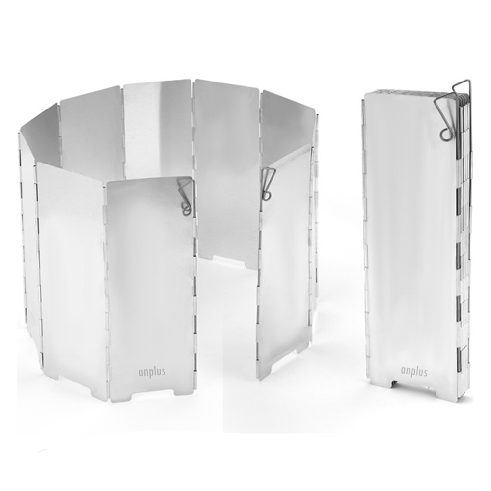 앙플러스 캠핑용 10단 버너 바람막이 + 파우치 세트 3,570원