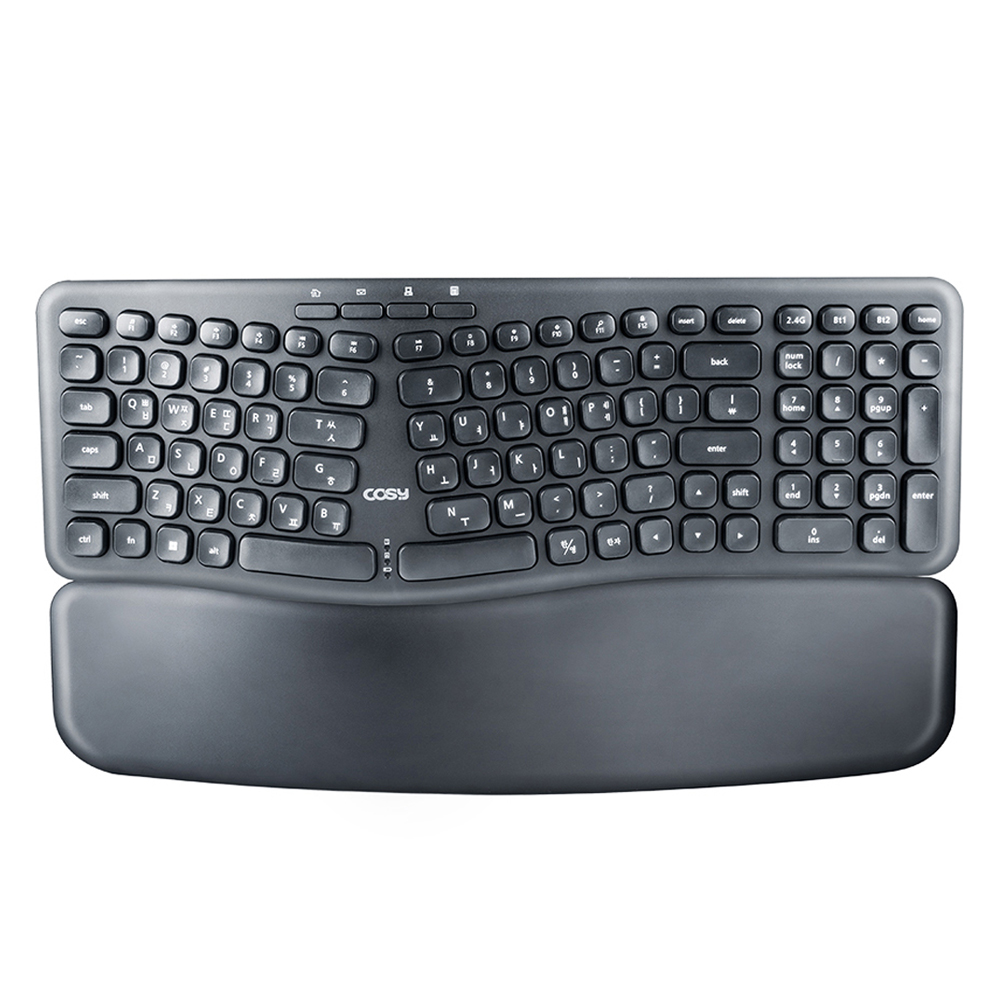 코시 멀티페어링 손목받침 분리형 인체공학 블루투스 무선 키보드 52,900원