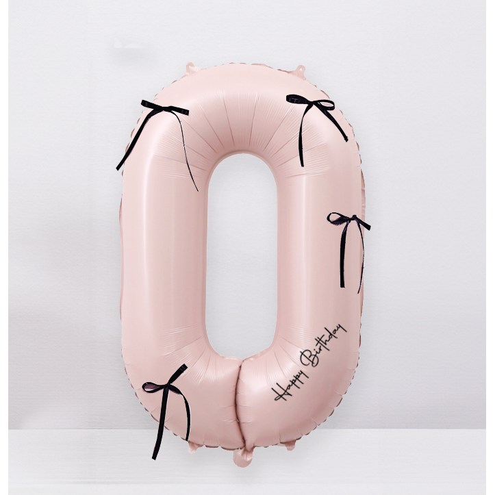 올리브파티 초대형 발레코어 리본 은박 생일 풍선 레터링 세트 9,900원