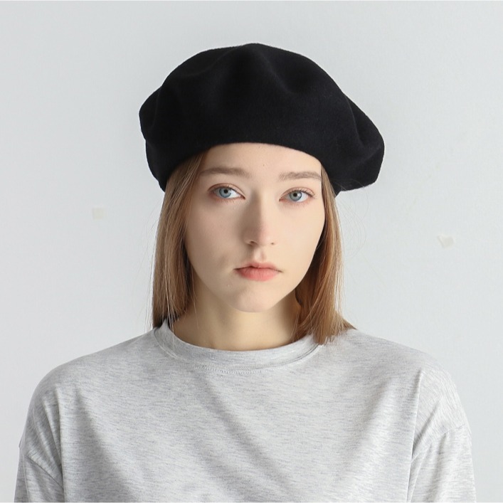 아이엠캡 베이직 울 꼭지 베레모 14,900원