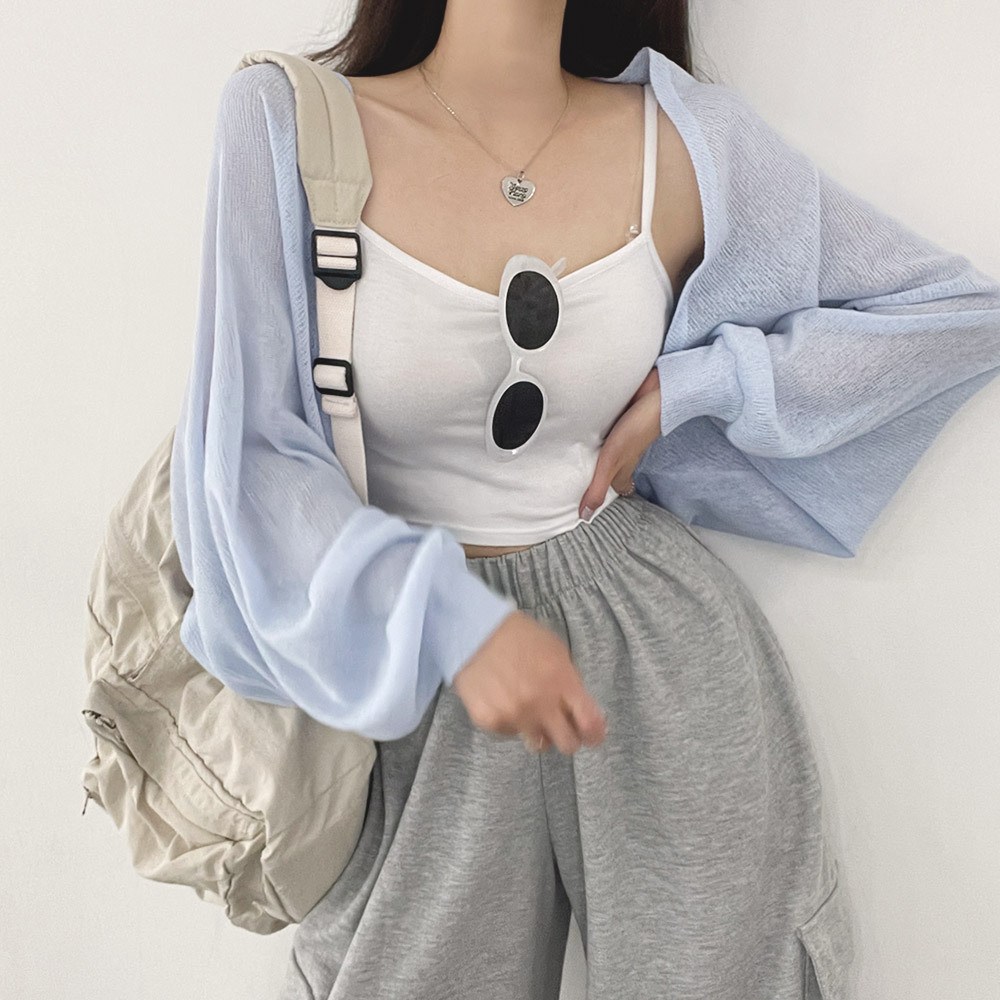 위드후이린 여성용 팔뚝커버 볼레로 가디건 14,700원