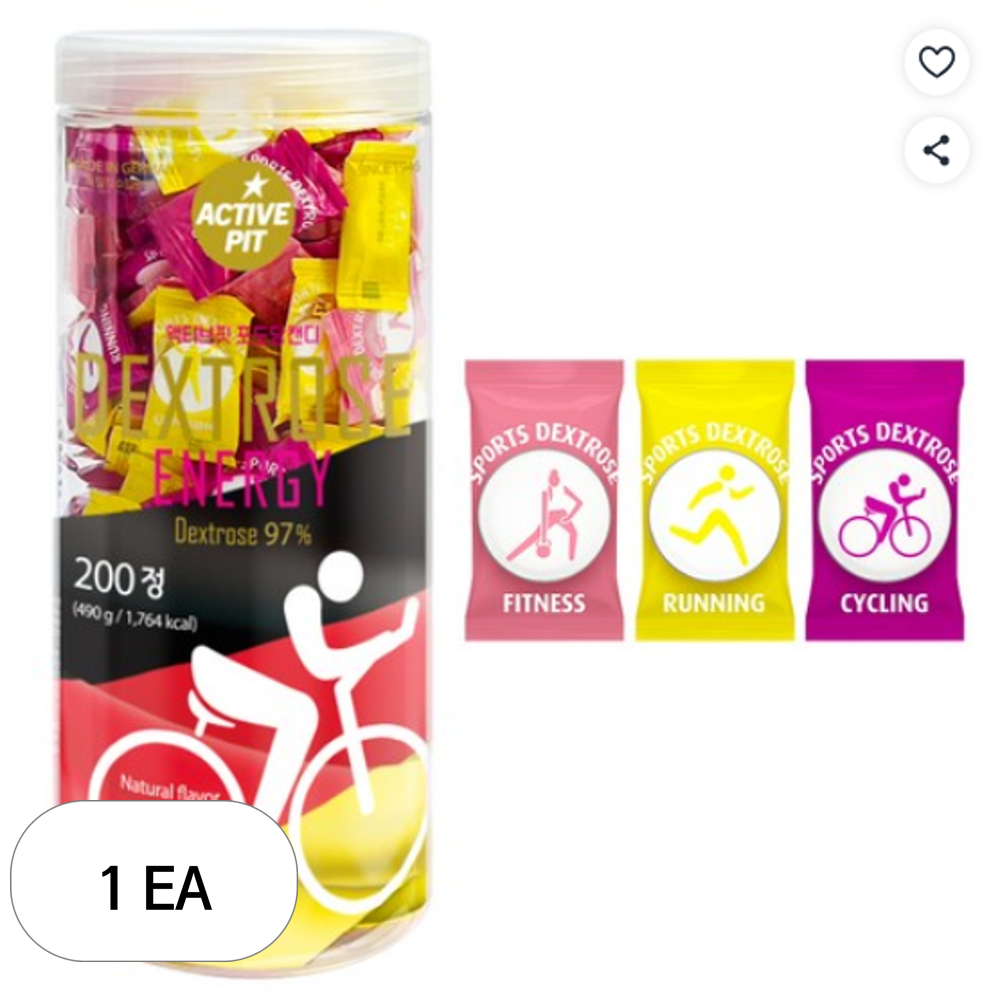액티브핏 스포츠 포도당 캔디 3가지맛 200p 42,740원