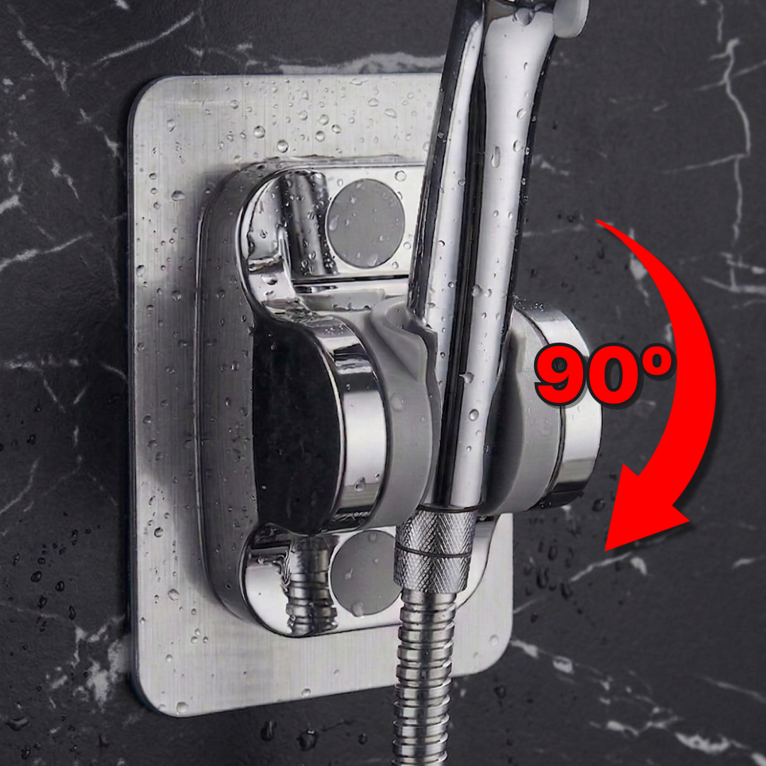 말끔당 무타공 강력접착 각도조절 샤워기 거치대, 실버 10,900원