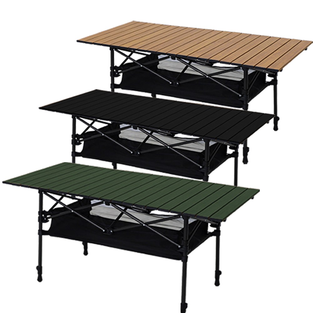 카르닉 접이식 캠핑 테이블 2단 롤테이블, 우드(ACT-WD) 59,000원