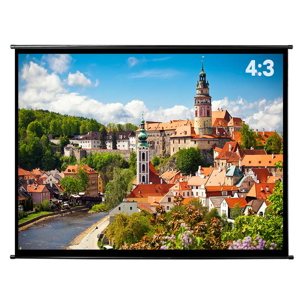 마운트뷰 족자형 4:3 빔 프로젝터 스크린 90인치 23,000원