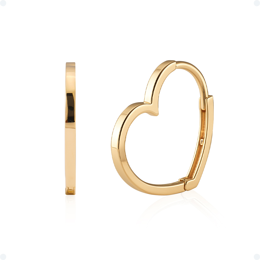 쥬넬 14K 하트링 원터치 귀걸이(1쌍) 950,000원