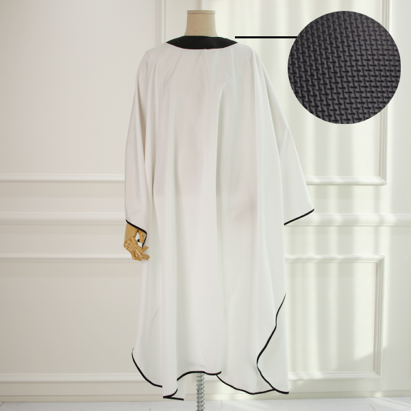 지앤그린 미용실 컷트보 네오프렌 네오플랜 밀착 고밀도 넥셔터 커트보(벨크로), 1개, 베이비화이트 19,600원