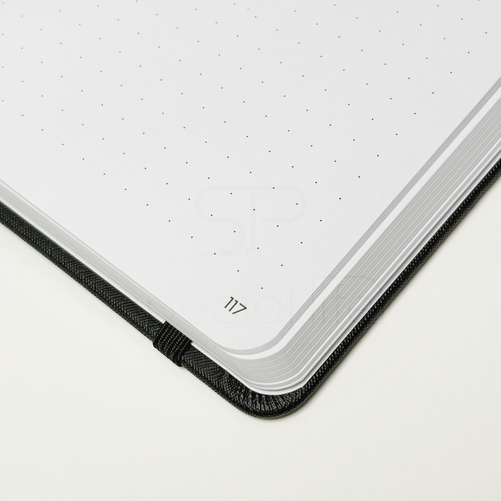 불렛저널용 도트 하드커버 인덱스 노트 넘버드 페이지, 1개, 블랙 14,900원