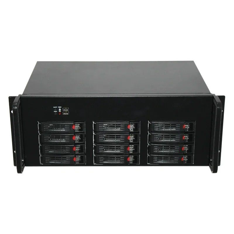 4U 19인치 랙마운트 12 베이 NAS 서버 스토리지 박스 산업용 서버 섀시 TV HTPC 477,300원