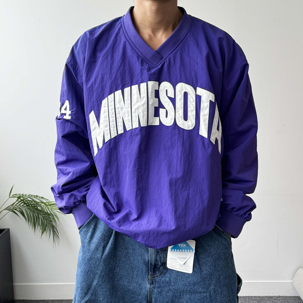 파트 빅사이즈 오버핏 바람막이 맨투맨 짐웨어 V넥 럭비 티셔츠 48,500원