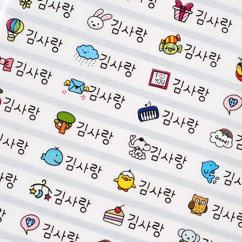 네임코코 방수 네임스티커 캐릭터 소형 8,580원