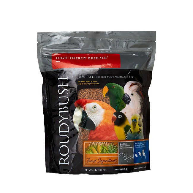 라우디부쉬 하이에너지 고열량 미니 1.25kg 앵무새 펠렛 사료 먹이 코뉴어 모란 왕관 퀘이커, 1.25kg, 1개 31,000원