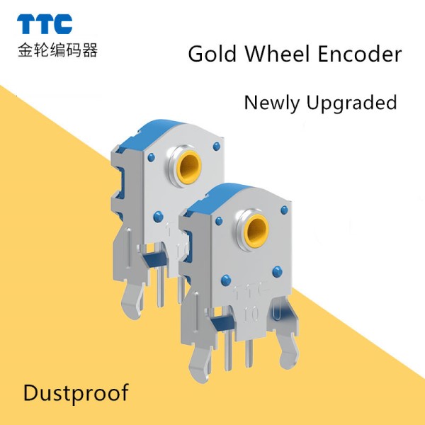 TTC 인코더 7/8/9/10/11/12/13/14/15/16mm 로터리 마우스 스크롤 골드 휠 인코더 1.74mm 홀 마크 20-40g P, 현재가 8,100원