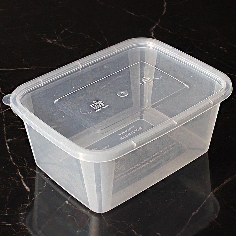 사출 사각밀폐용기 플라스틱용기 TY 1.5L 300세트, 300개 156,500원